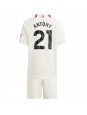 Manchester United Antony #21 Dječji Rezervni Dres kompleti 2023-24 Kratak Rukavima (+ kratke hlače)